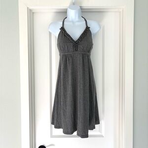 Express Babydoll Y2K Halter Cotton Blend Dress Size S